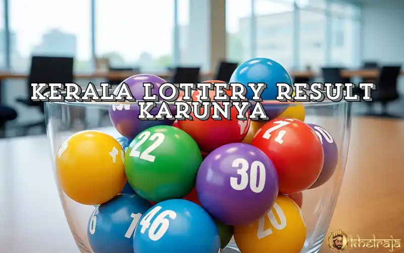 kerala lottery result karunya